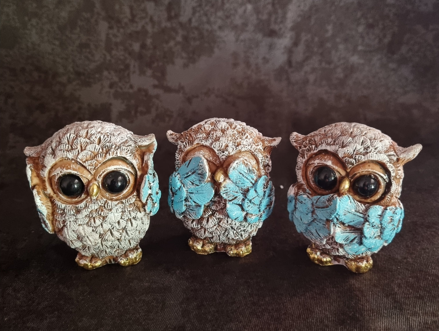 3 Wise Owls Ornaments