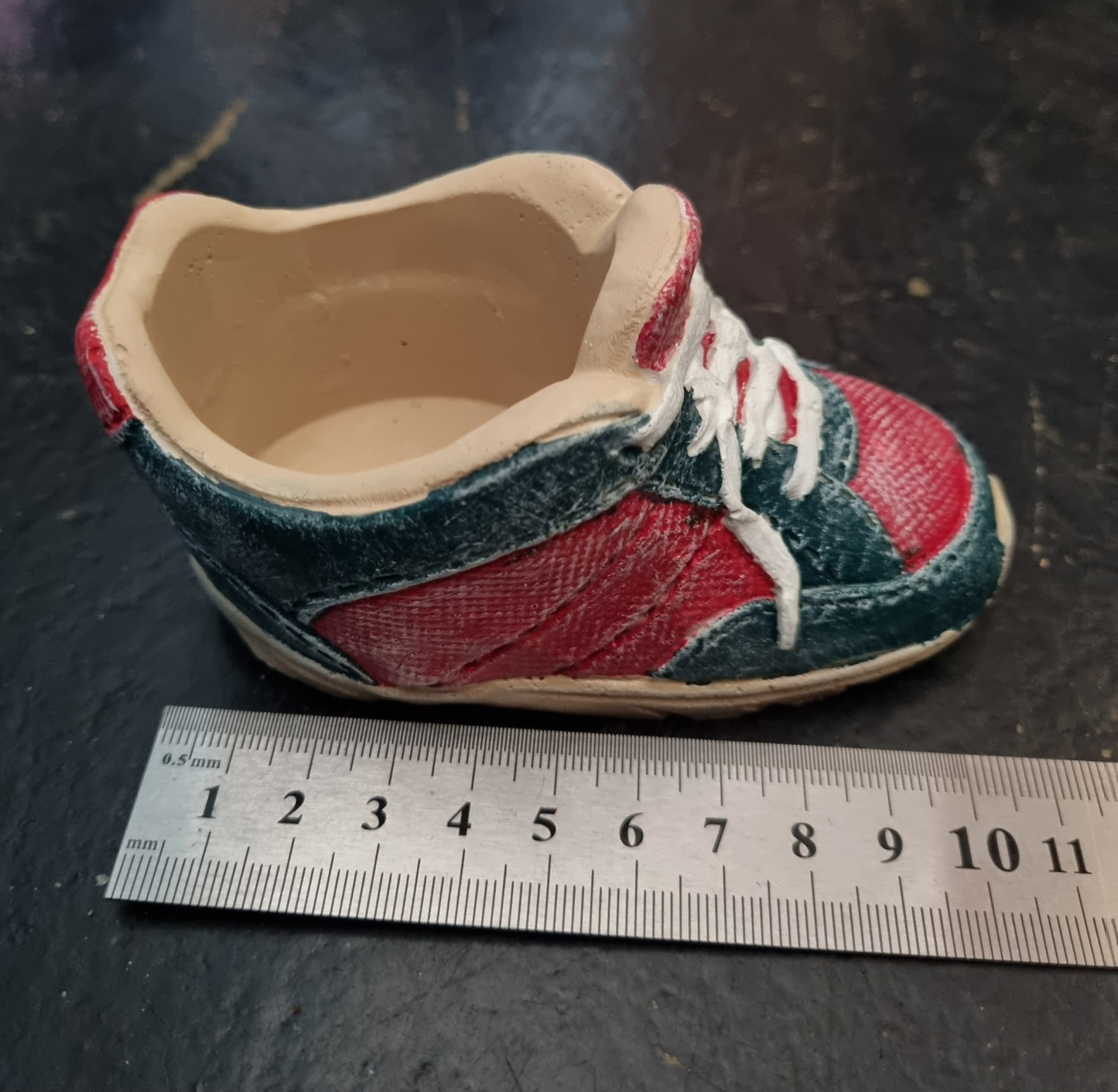 Cement Tekkie - Red/Green