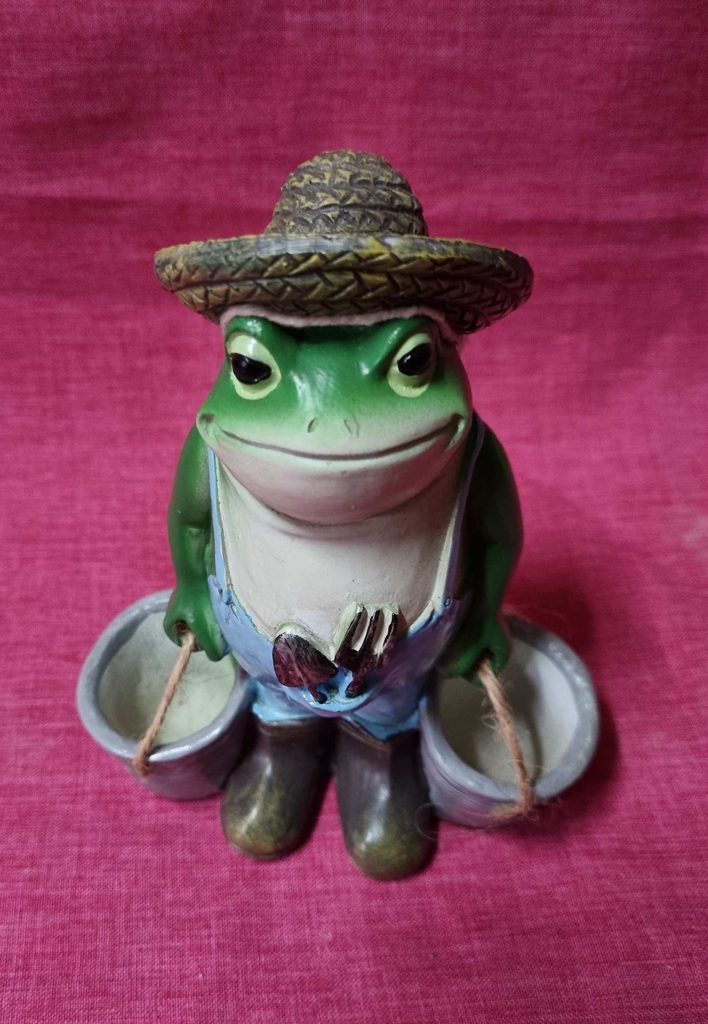 Acrylic Resin Frog Planter