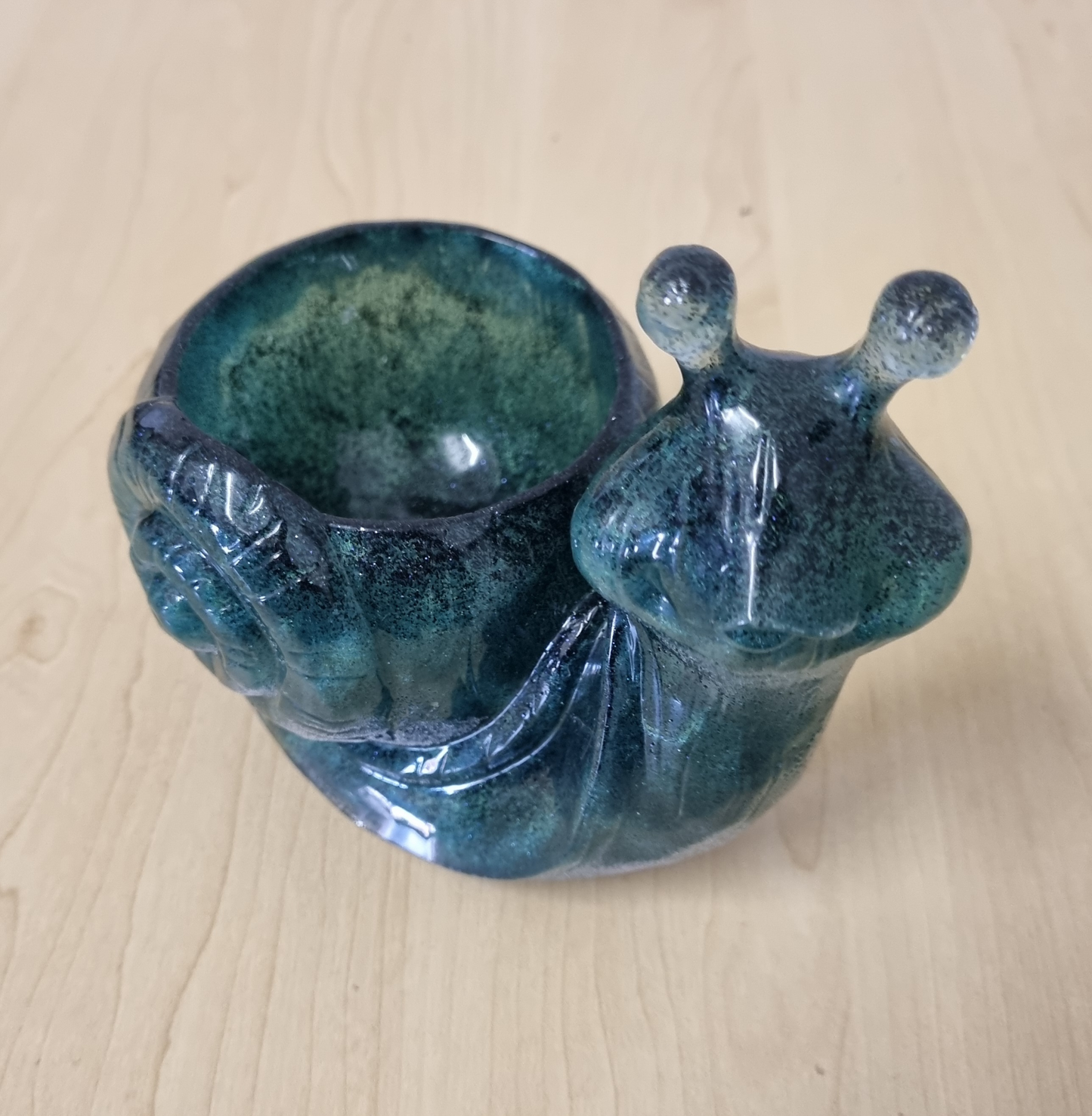 Epoxy Resin - Snail Planter