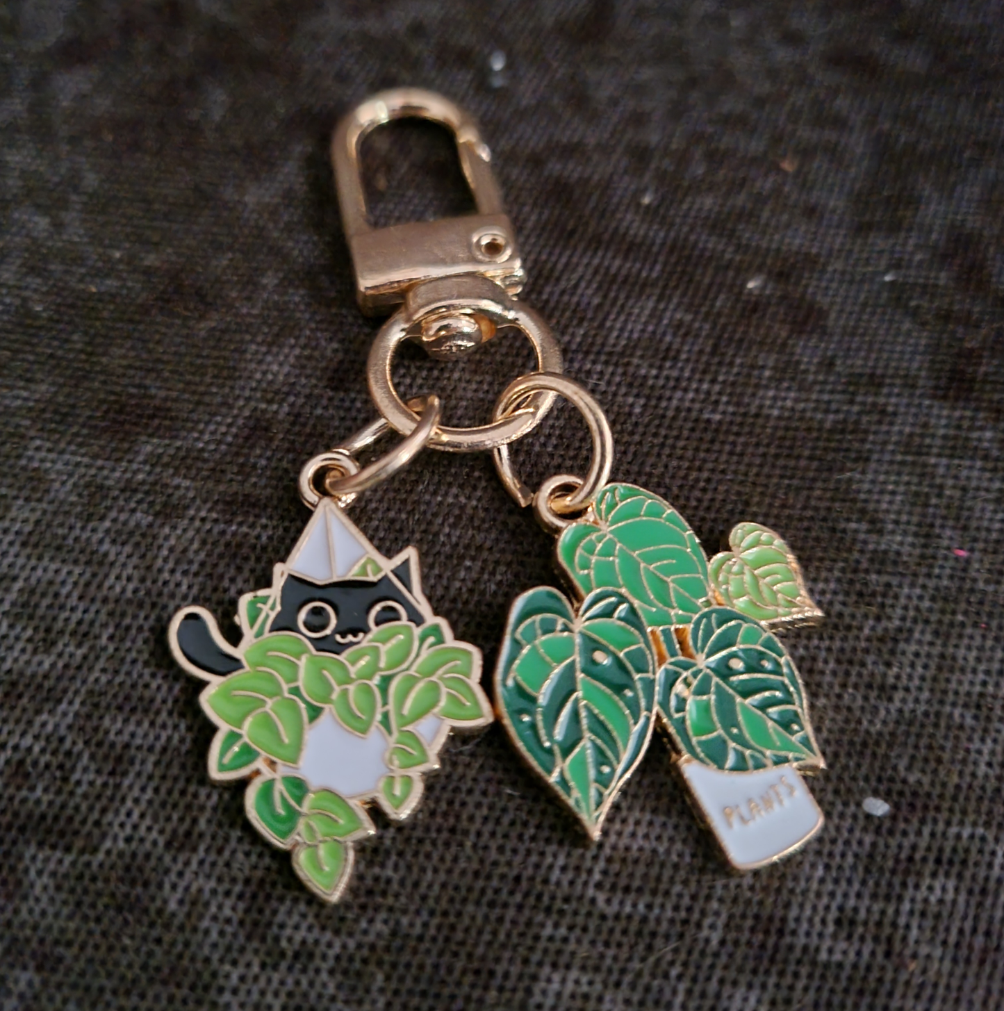 Keyring-Charms-Monstera