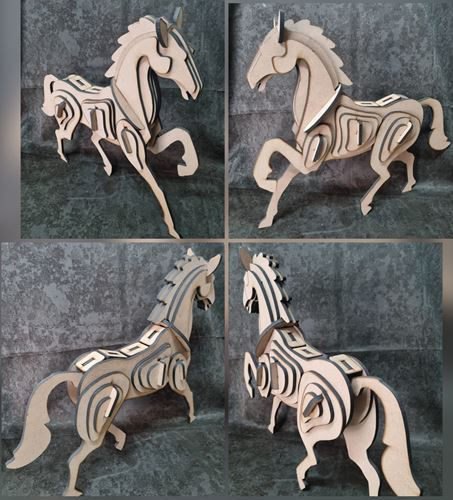 3D Puzzle Horse