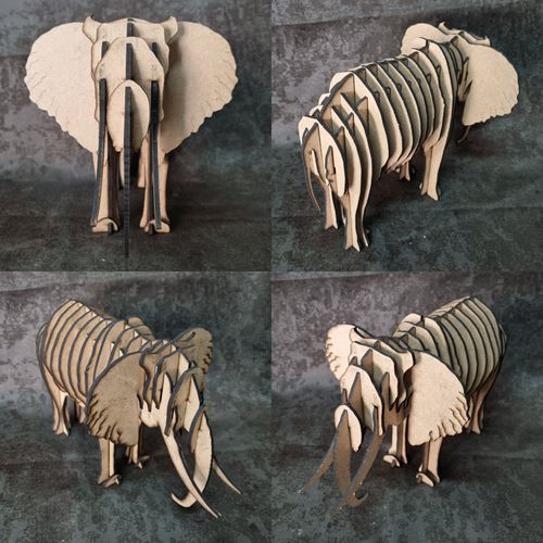 3D Puzzle Elephant