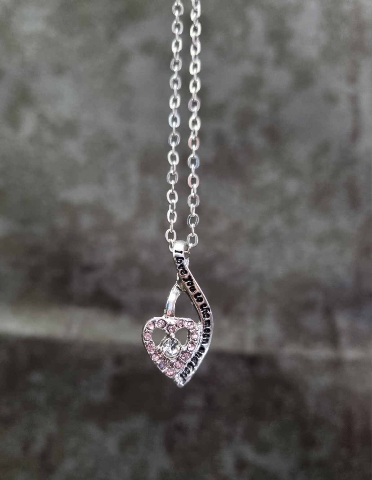 Necklace - Small Pink Heart