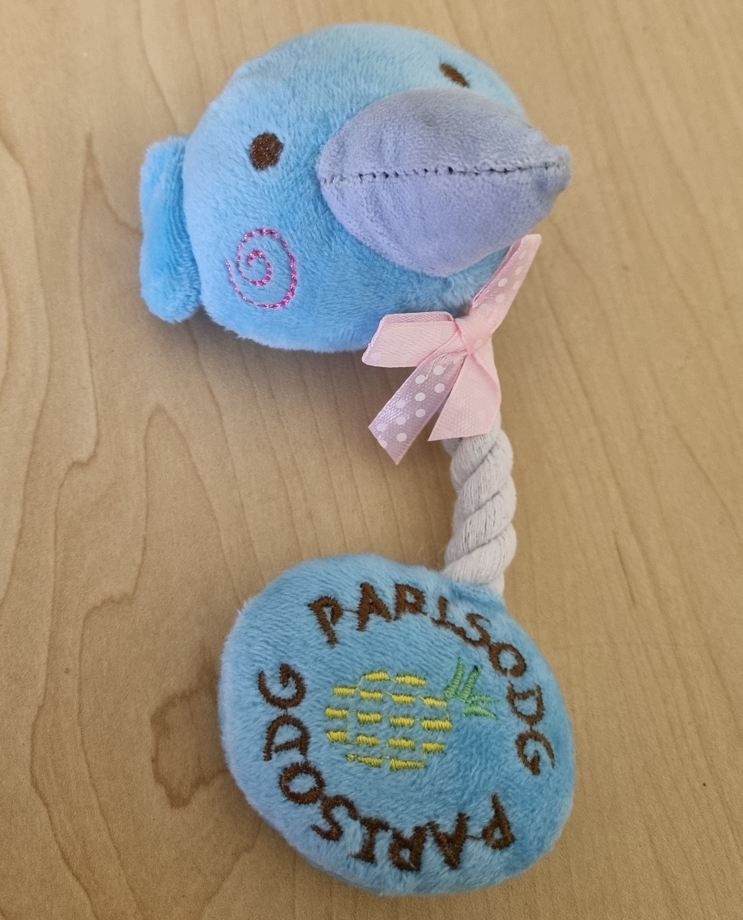 Dog Toy - Plush Toy Rope - Sml - Blue