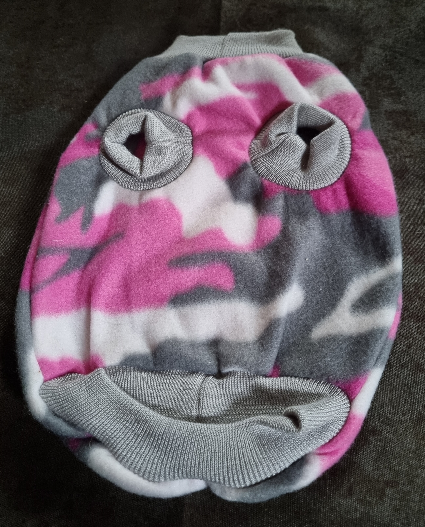 Dog Jersey -Polar Fleece - Std Female - XS - Pink Camo