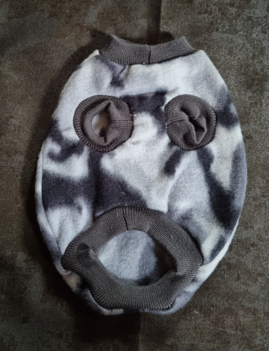 Dog Jersey - Polar Fleece - Std Unisex - XXS - Grey Camo