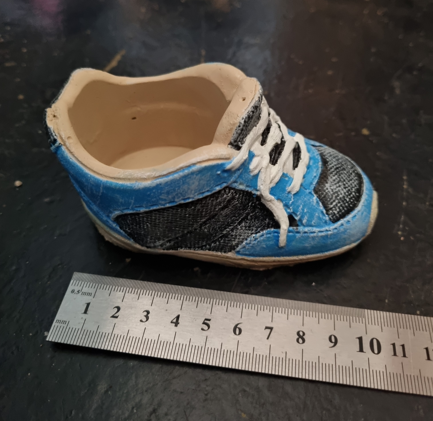 Cement Tekkie - Blue/Black