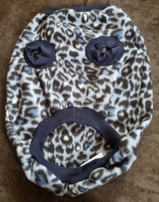 Dog Jersey - Polar Fleece - Std Unisex - L - Leopard Print