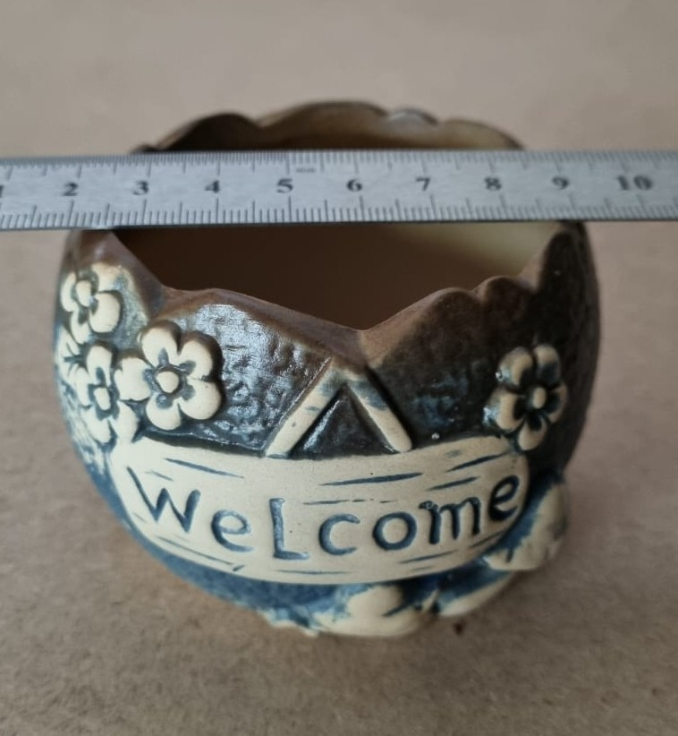 Ceramic Pot -Welcome