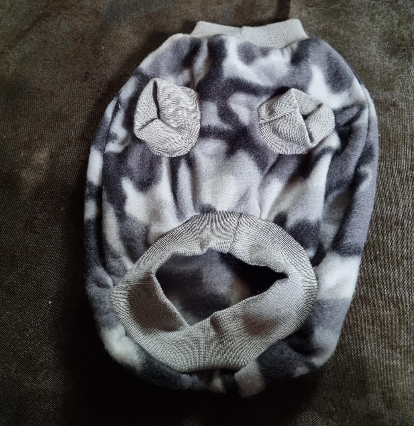 Dog Jersey - Polar Fleece - Std Unisex - XS - Grey Camo