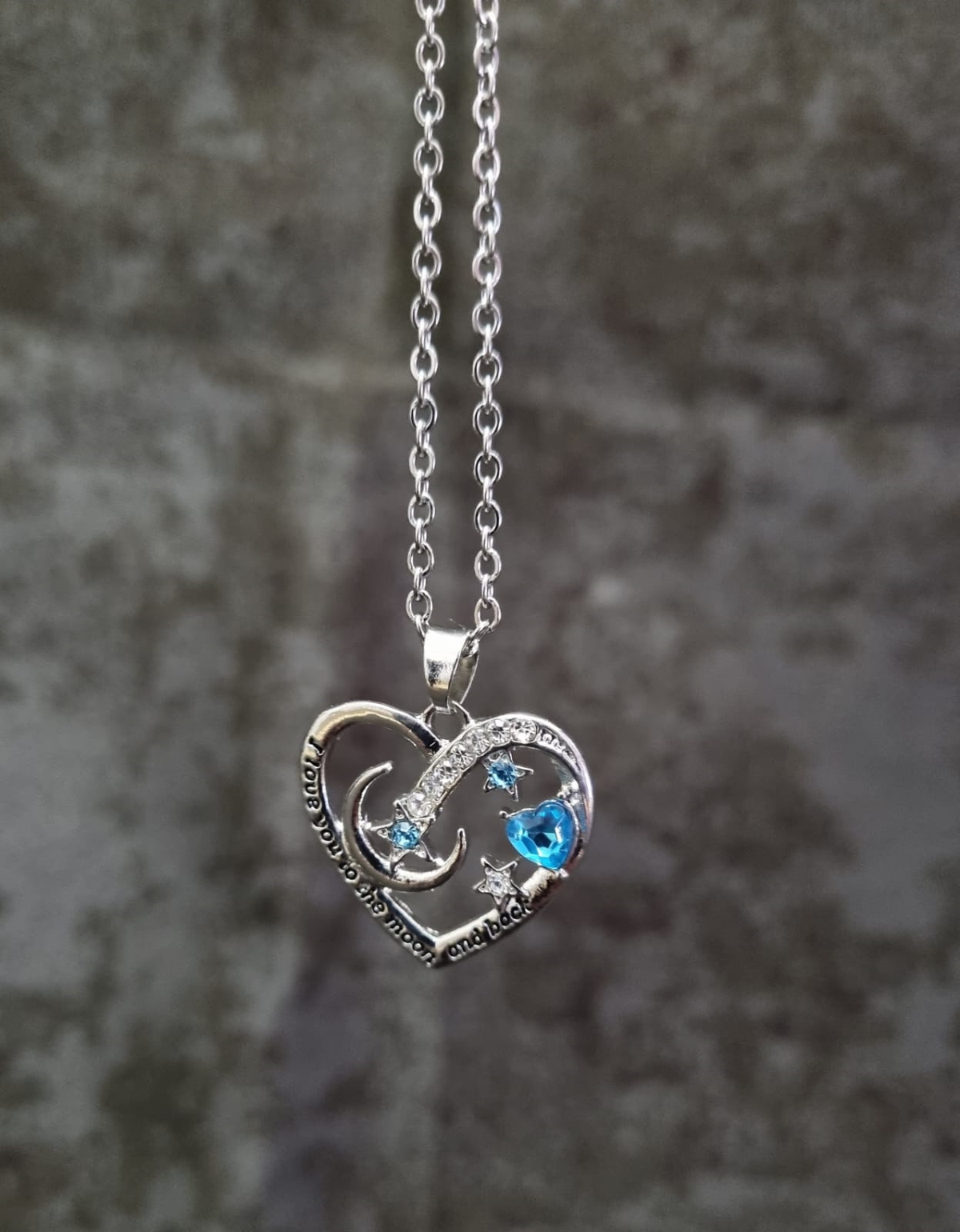 Stainless Steel Necklace - Moon&Stars