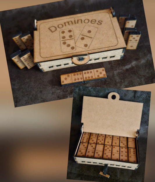 Game Set + Box Dominoes - Mini